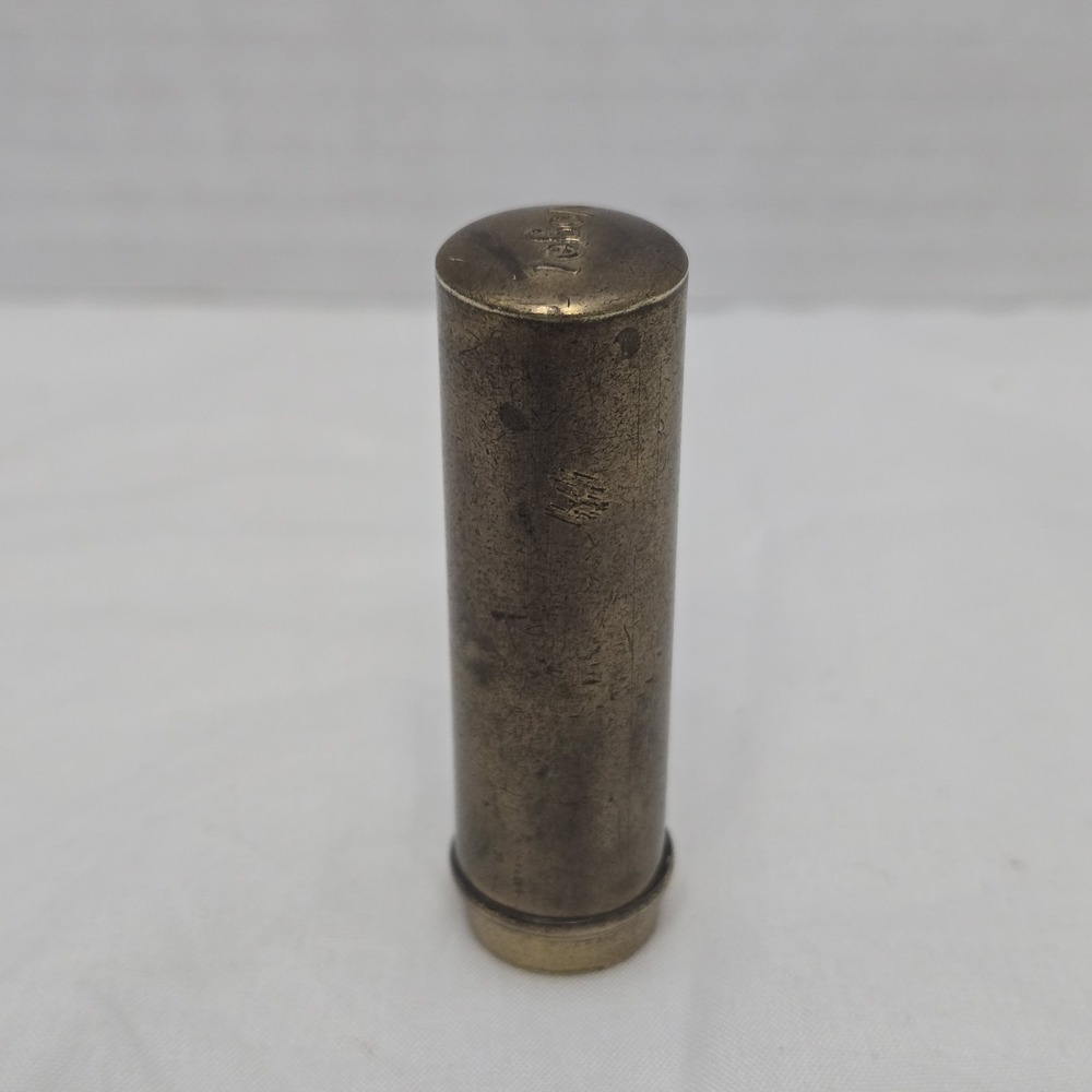 Vintage Vogel Lark Retractable Brass Camera Lens & Makeup Brush - Japan 1950s
